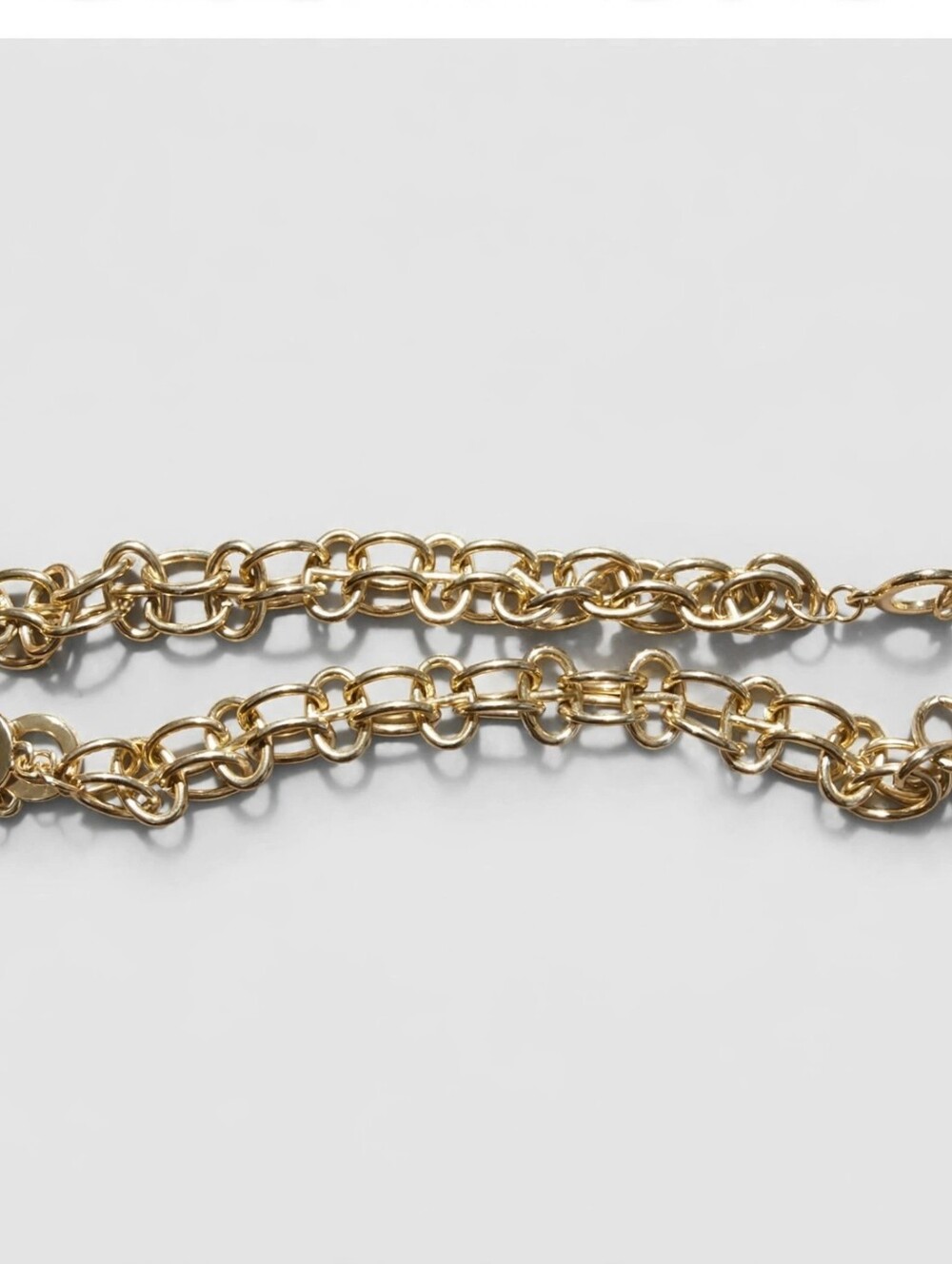 Elegant Gold Faux Chain Bracelet